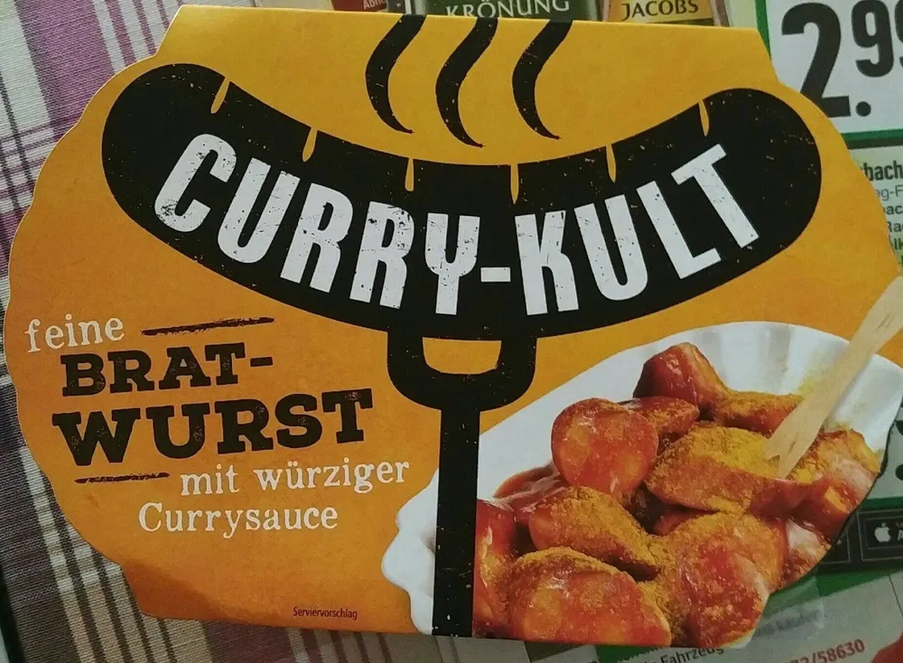 Bratwurst mit Currysauce