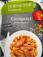 Cevapcici mit Gemüsereis