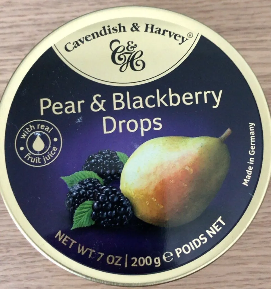Pear & Blackberry Drops