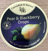 Pear & Blackberry Drops