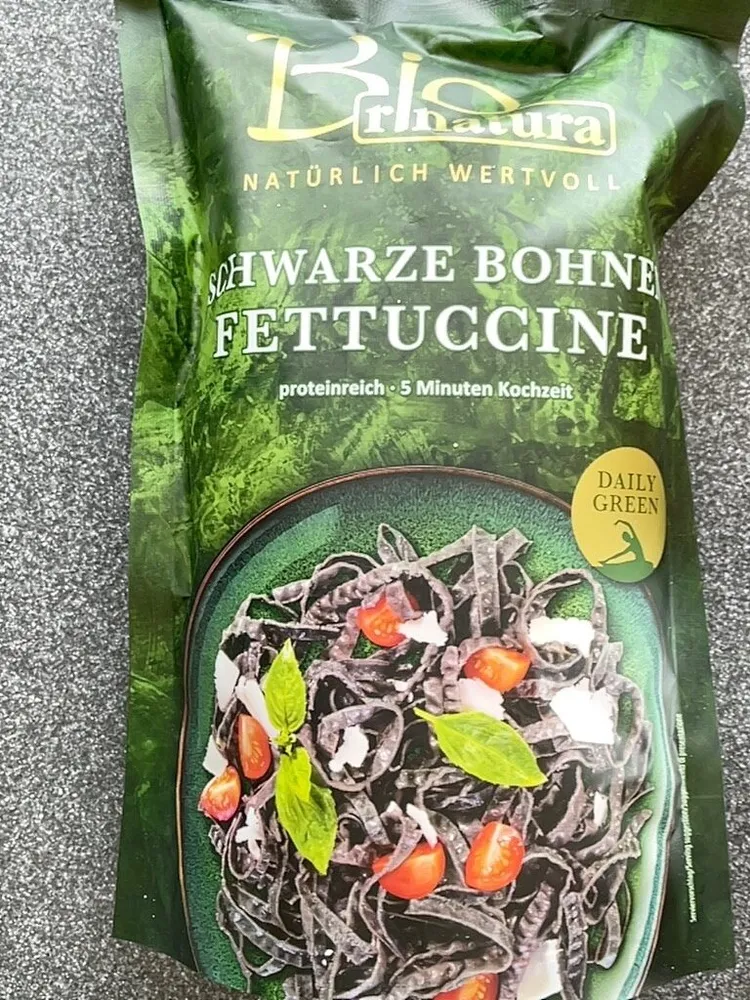 Fettuccine schwarze Bohnen