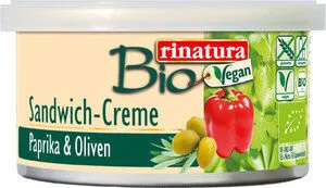 Sandwich-creme, Paprika-oliven