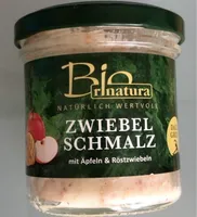Bio Ziebelschmalz mit Äpfeln und Röstzwiebeln