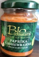 Paprika Cashewkerne Brotaufstrich