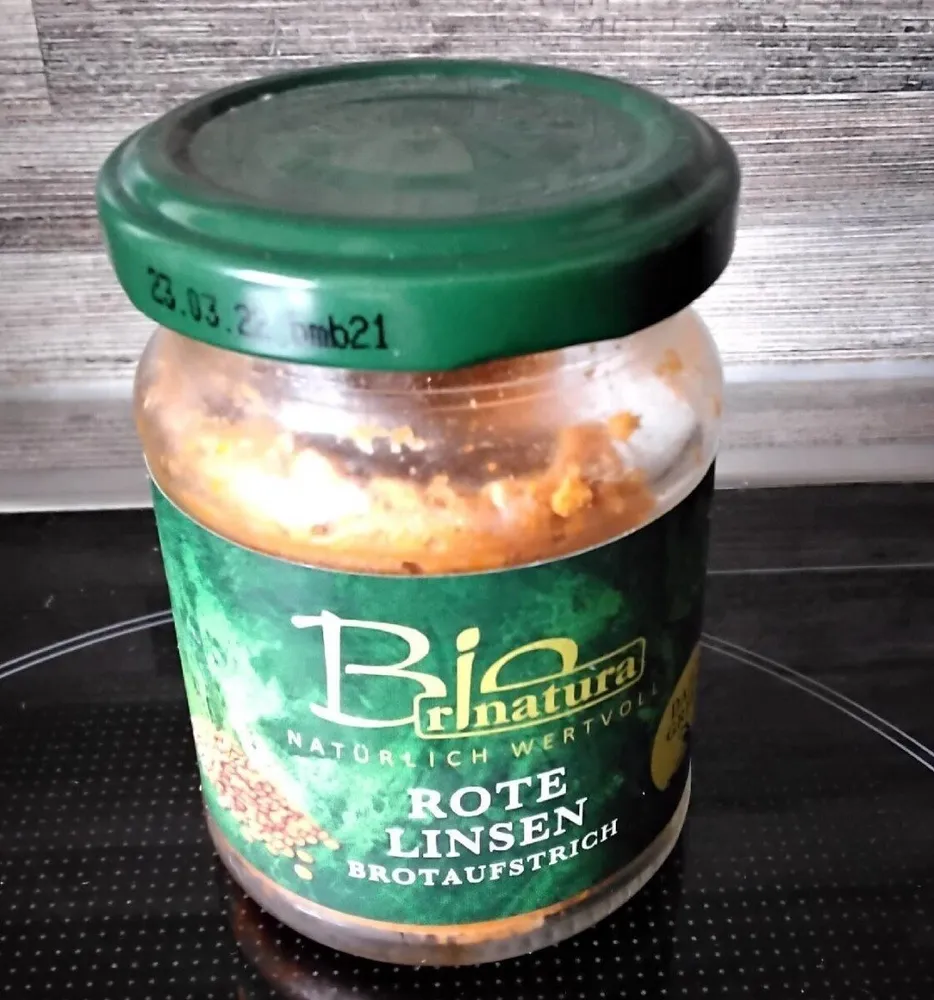 Rote Linsen Brotaufstrich Bio