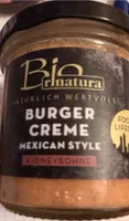 Burger Creme Mexican Style Kidneybohne
