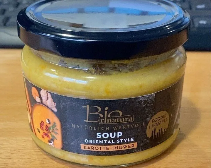 Soup Oriental Style Karotte-Ingwer