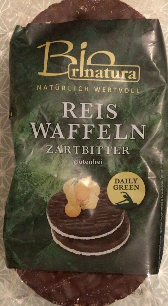 Reis waffeln Zartbitter