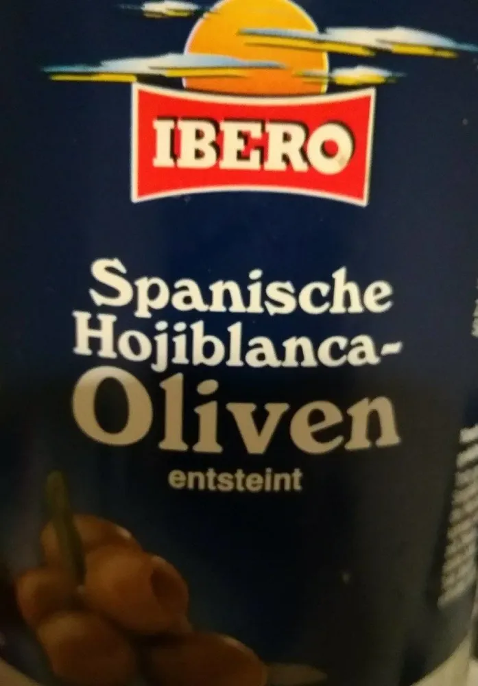 Spanische Hojiblanca Oliven entsteint