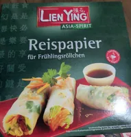 Reispapier für Frühlingsröllchen