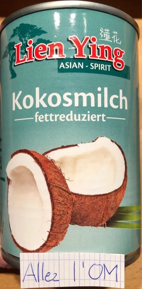 Kokosmilch, Fettreduziert