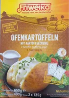 Ofenkartoffeln mit Kartoffelcreme