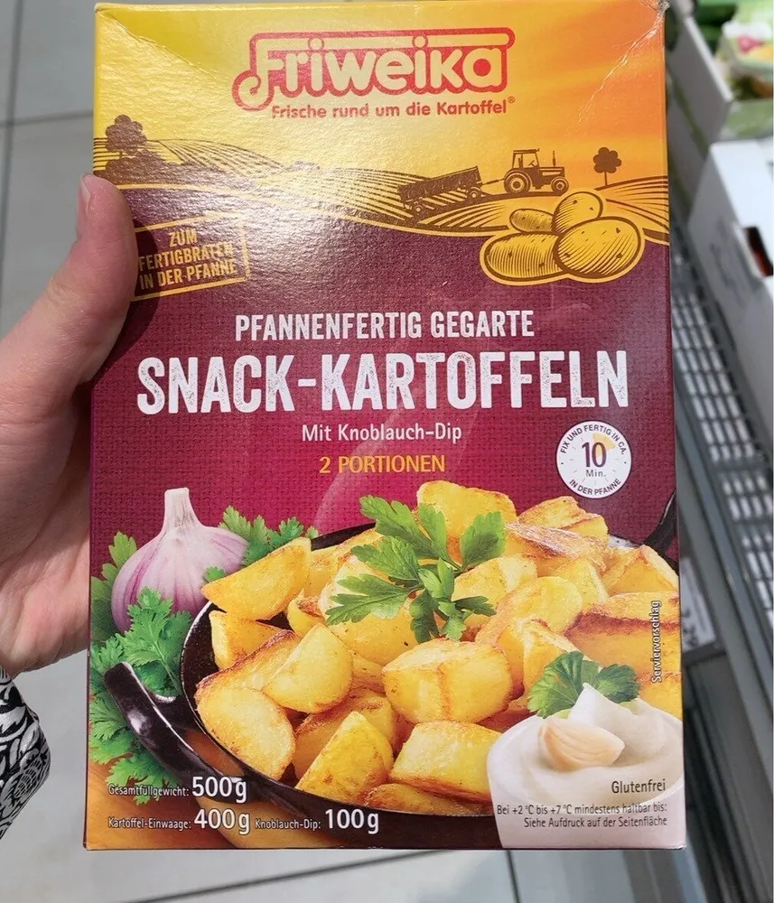 Patate pronte cotte con intingolo all’aglio
