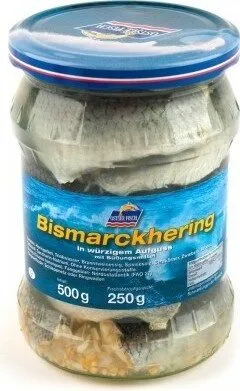 Bismarckhering im würzigen Aufguss