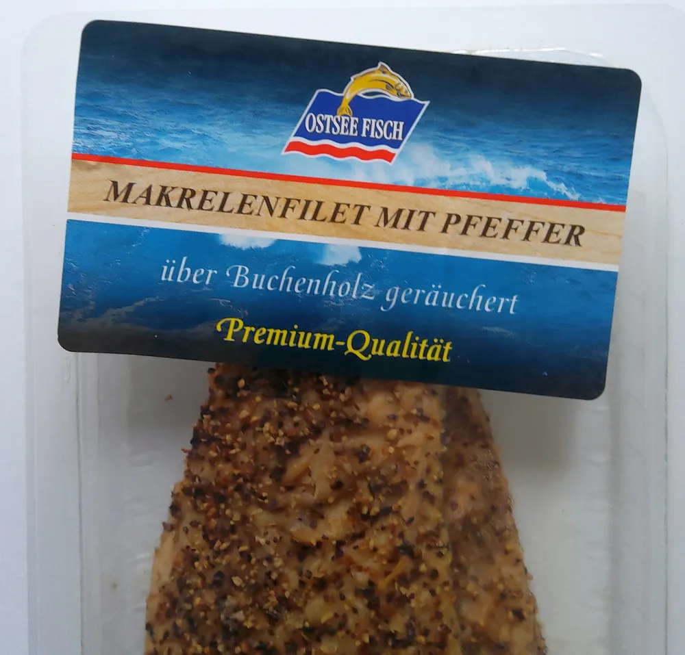 Makrelenfilet mit schwarzem Pfeffer