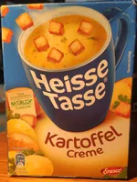 Heisse Tasse Kartoffelcreme Suppe
