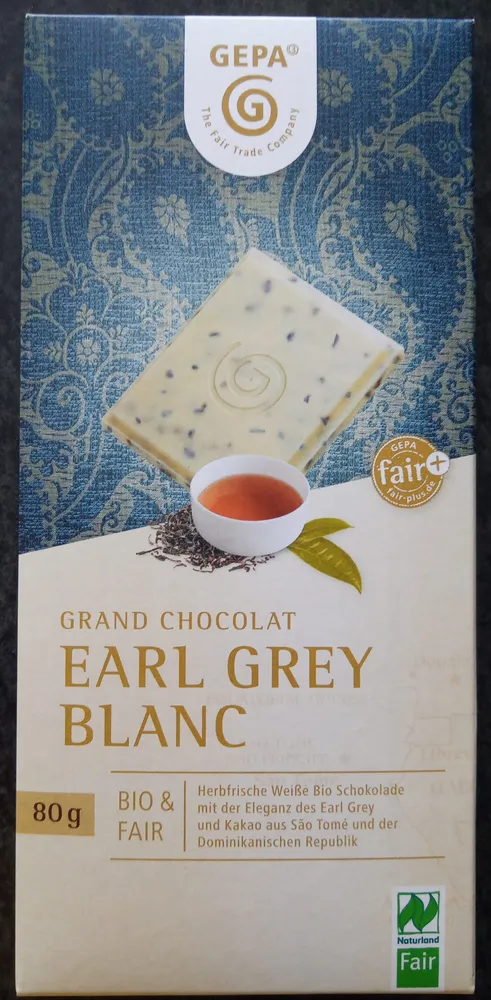 Grand Chocolat Earl Grey Blanc