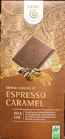 Vollmilch Schokolade, Espresso & Karamell