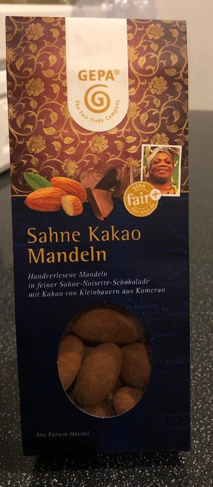 Sahne Kakao Mandeln