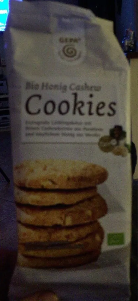 Bio honig cashew cookies