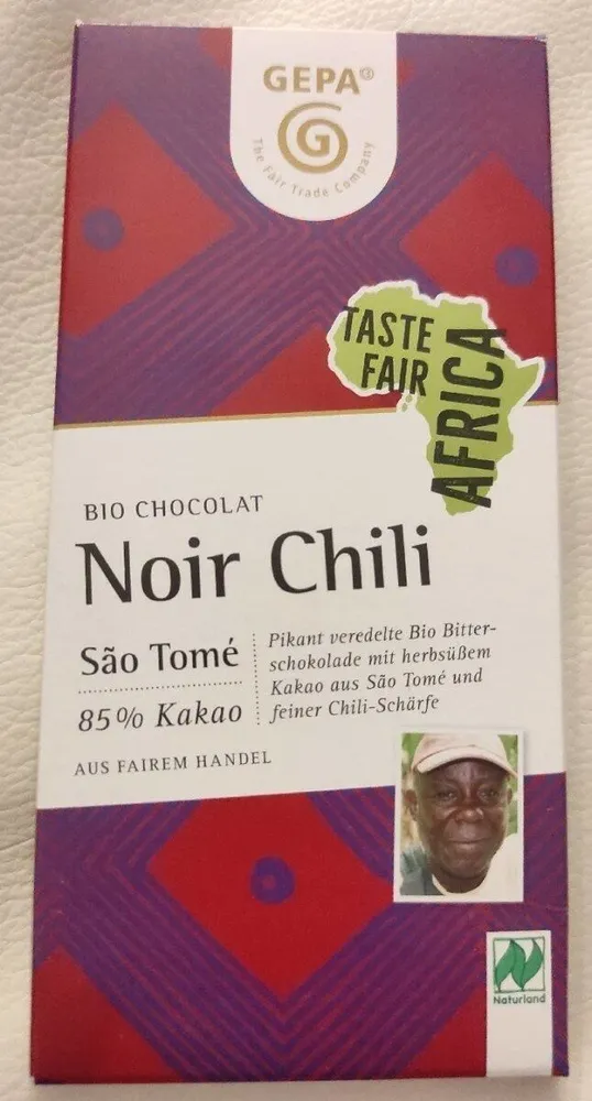 Noir Chili São Tomé 85%