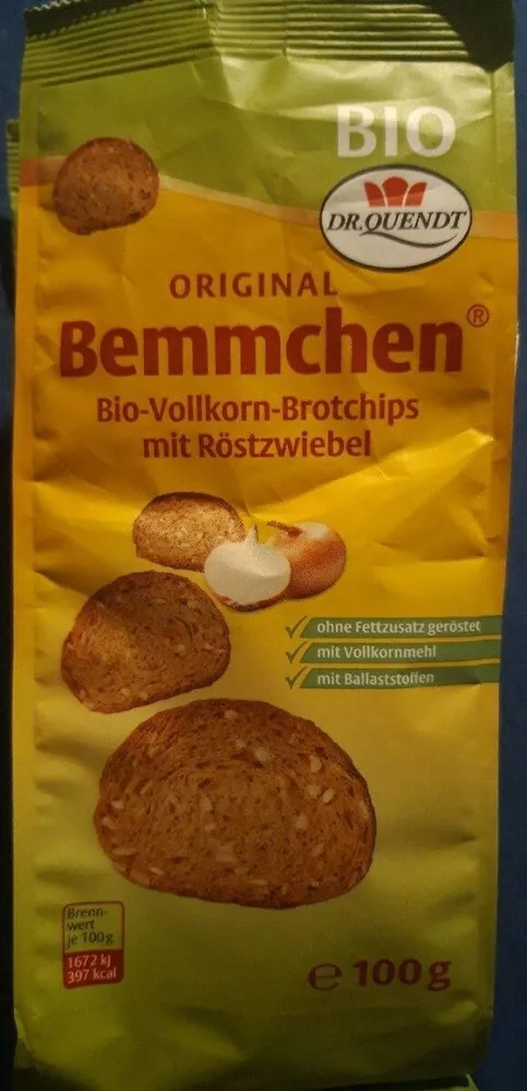 Dr. Quendt Original Bemmchen Brotchips mit Röstzwiebeln