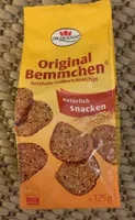 Original Bemmchen herzhafte Vollkorn-Brotchips