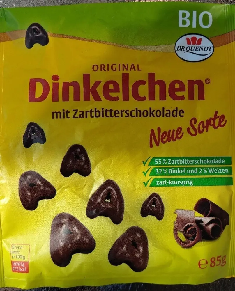 Dinkelchen mit Zartbitterschokolade