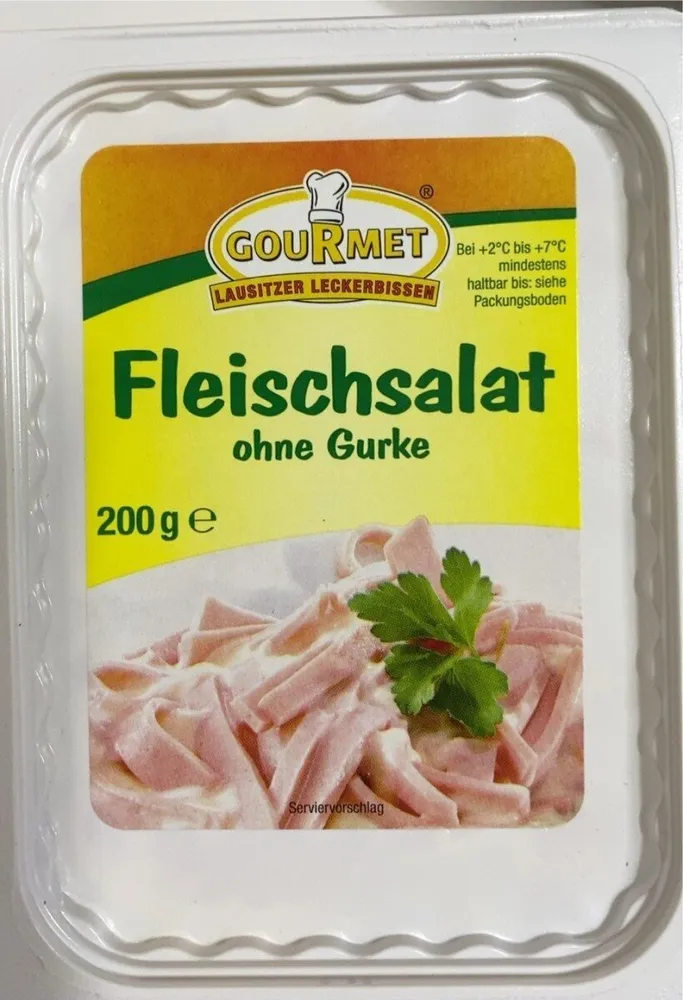 Fleischsalat ohne Gurke