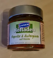 Paprika & Auberginen  Brotaufstrich mit Nüssen