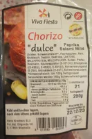 Chorizo "dulce"