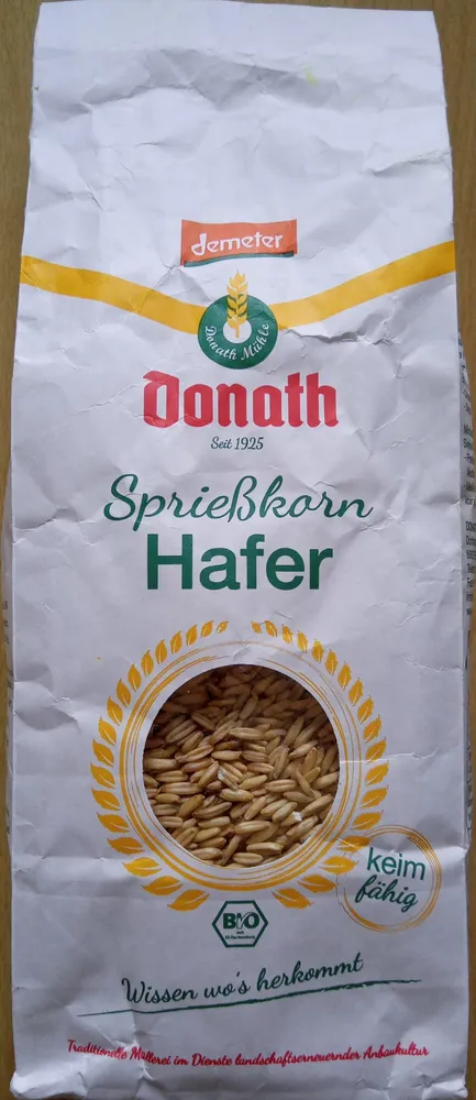 Sprießkorn Hafer