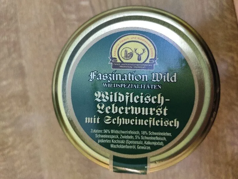 Wildfleisch Leberwurst