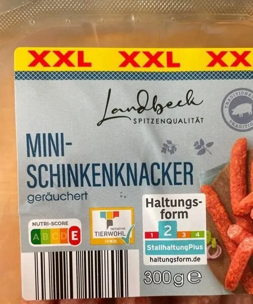 Mini-Schinkenknacker geräuchert