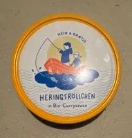 Heringsröllchen in Curry