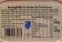 Heringsfilet in fruchtiger Bio-Tomatensauce