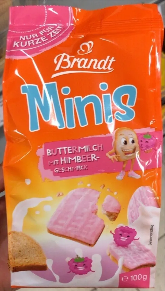 Minis Buttermilch mit Himbeer