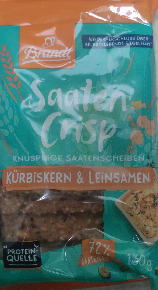 Saaten Crisp Kürbiskern und Leinsamen