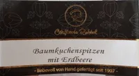 Baumkuchenspitzen mit Erdbeeren