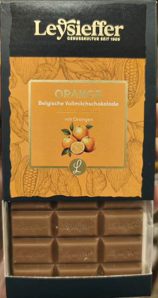 Orange Vollmilchschokolade