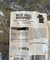 Rote Grillwurst