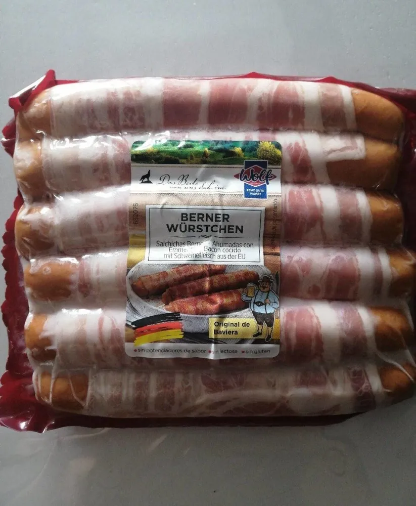 Salchichas berner ahumadas