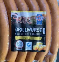 Grillwurst nach Art einer Krakauer