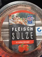 Fleischsülze mit Paprika verfeinert