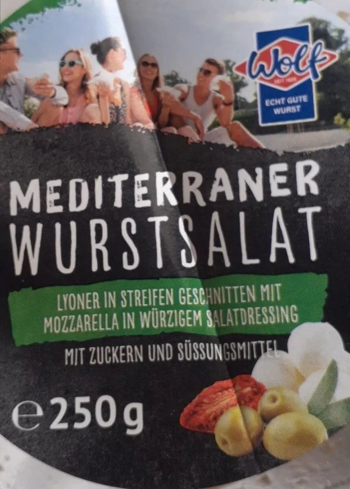 Mediterraner Wurstsalat