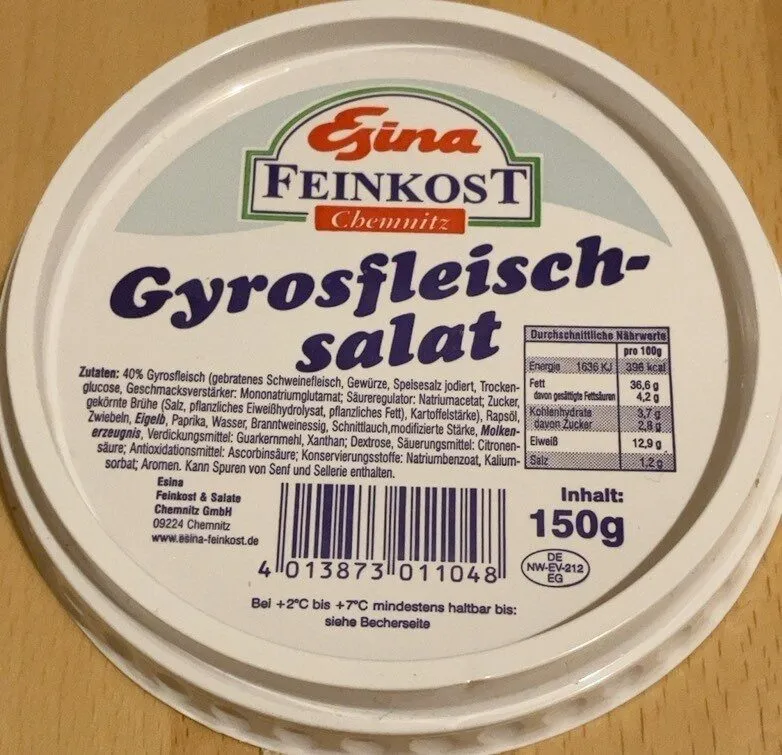 Gyrosfleischsalat