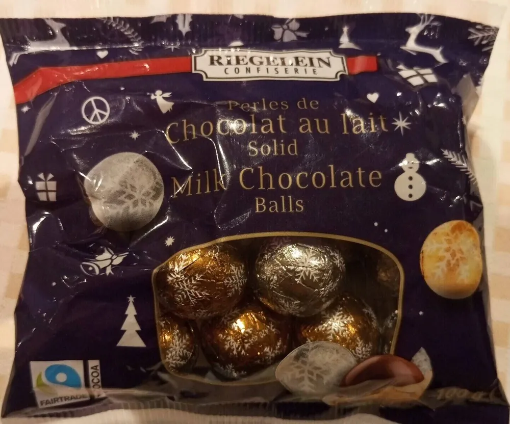 Perles de Chocolat au lait solide