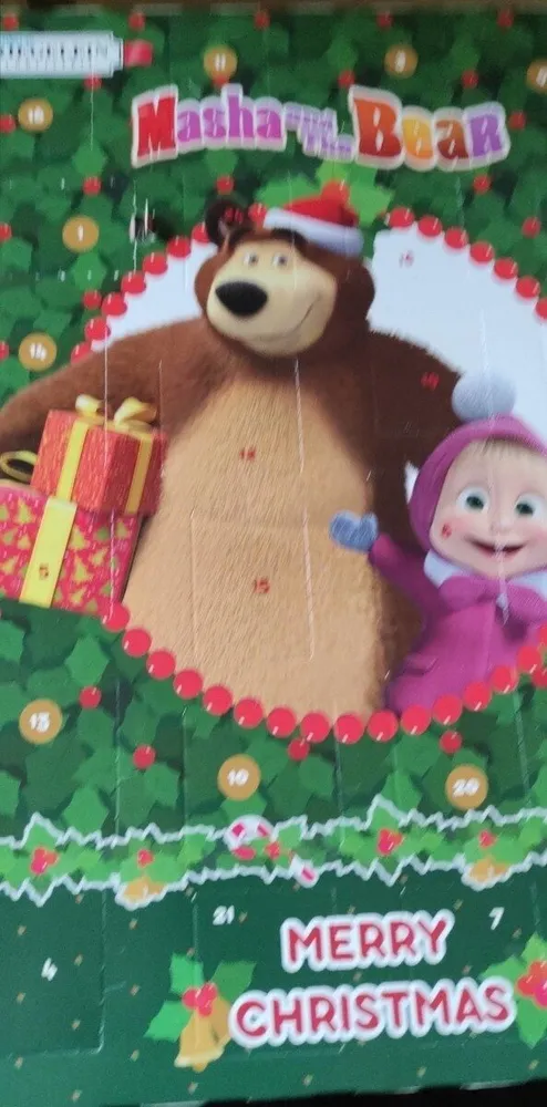 Calendrier de l'avent Masha and the Bear