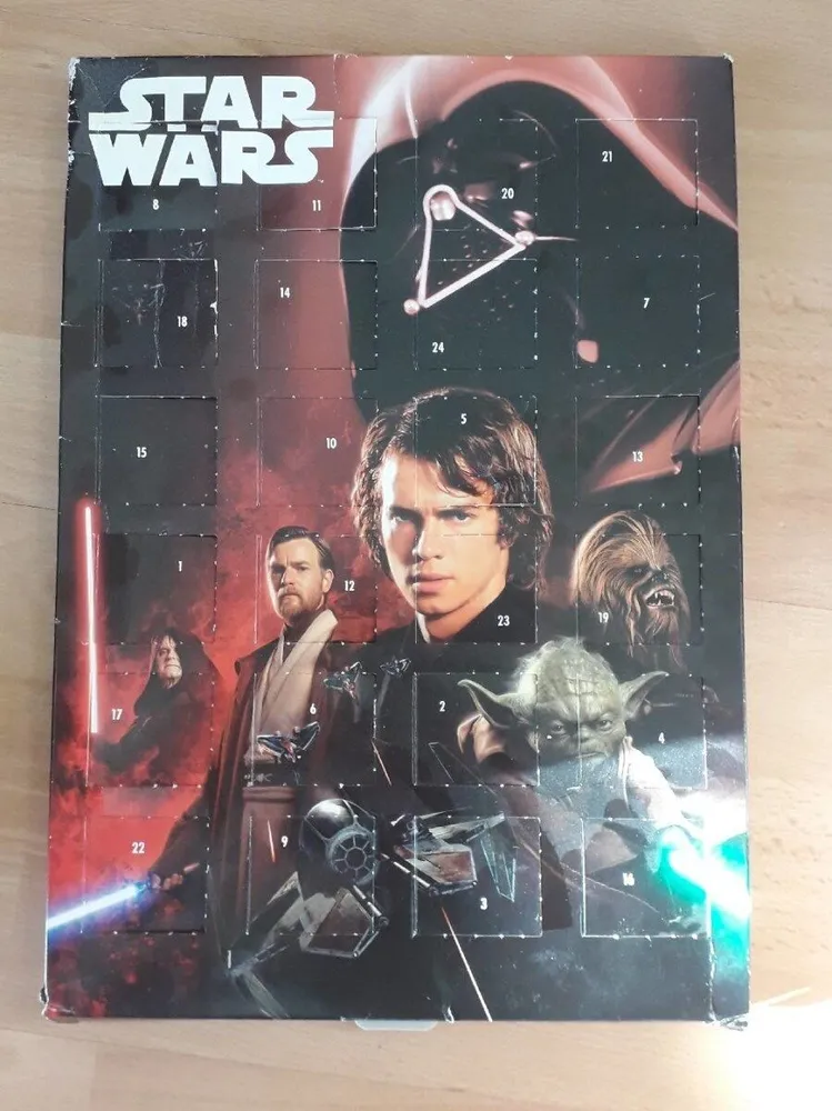 Chocolat calendrier de l'agent starwars