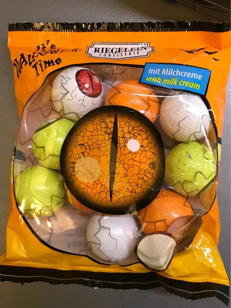 Riegelein Halloween Monsteraugen Fairtrade